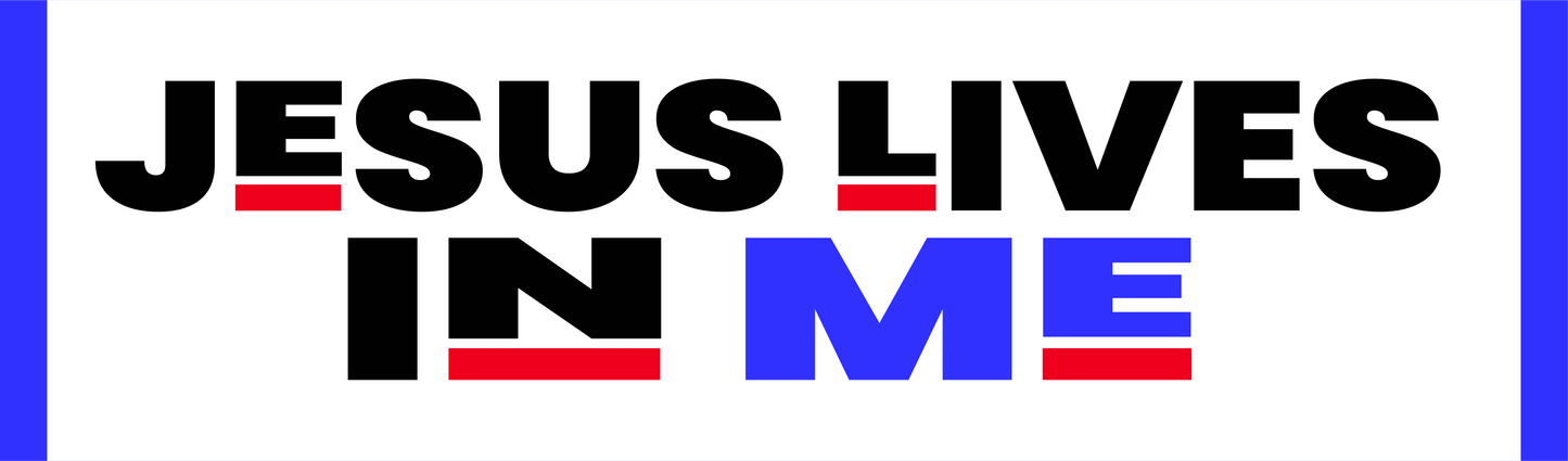 JESUS LIVES IN ME STICKER