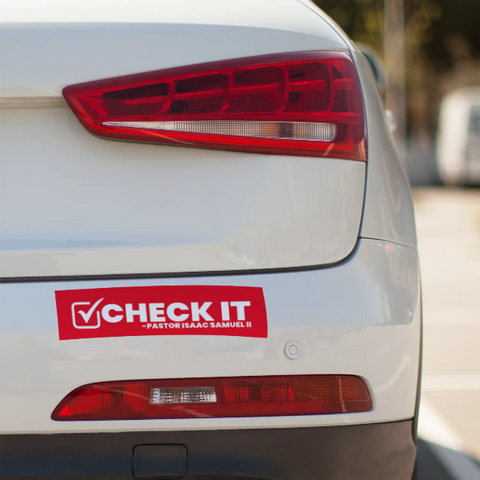 CHECK IT STICKER