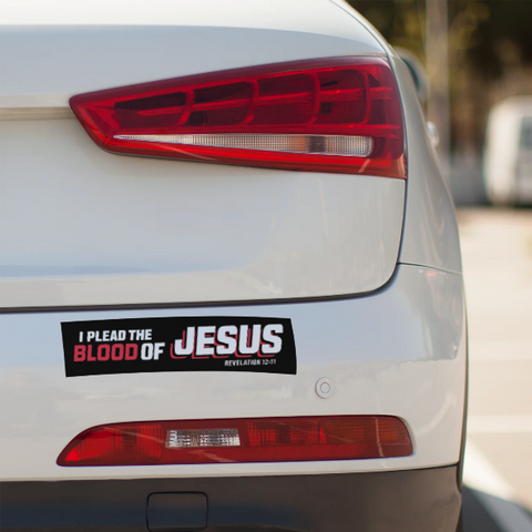 I PLEAD THE BLOOD OF JESUS STICKER