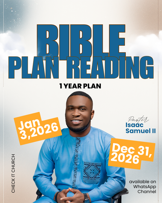Check It Bible Plan- One Year