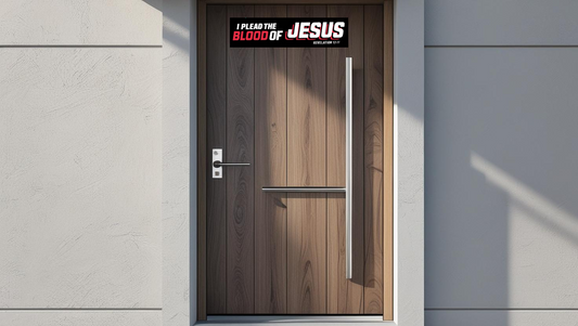 I PLEAD THE BLOOD OF JESUS STICKER