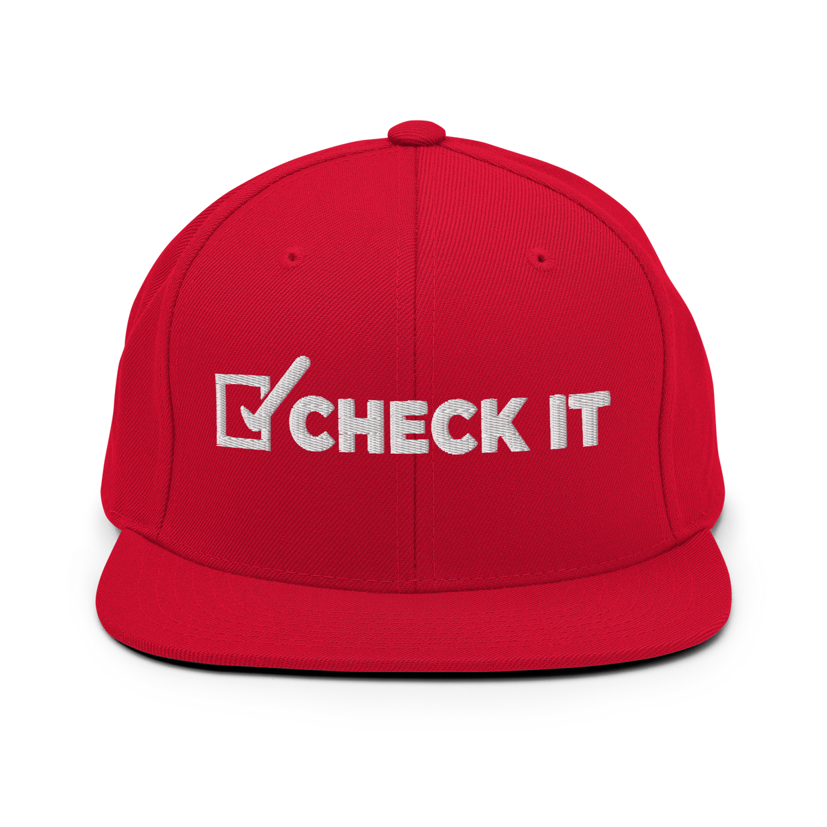 RED & WHITE CHECK IT