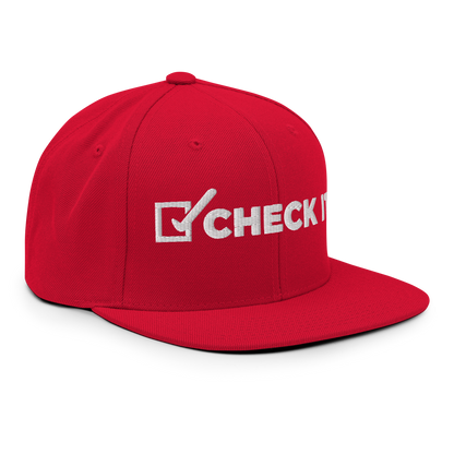 RED & WHITE CHECK IT