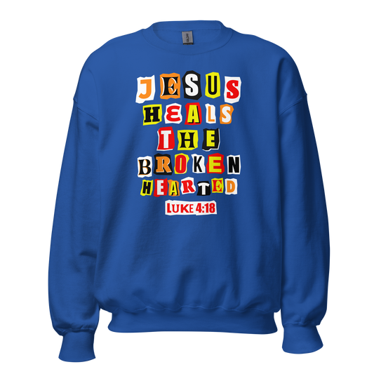 JESUS HEALS THE BROKEN HEARTED