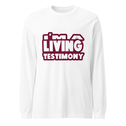 I'M A LIVING TESTIMONY