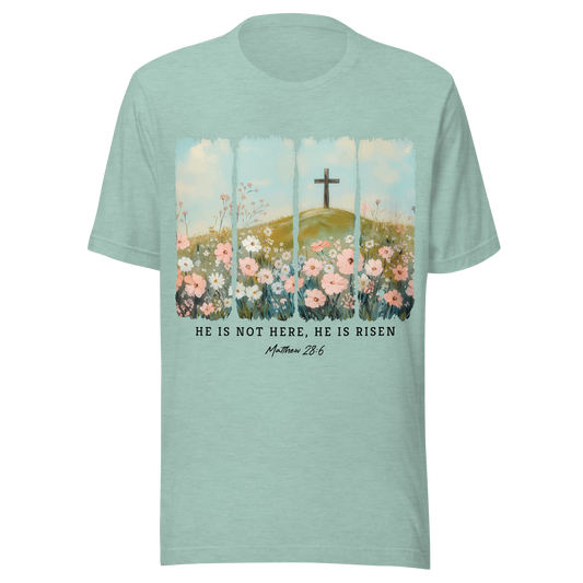 HE IS NOT HERE HE IS RISEN